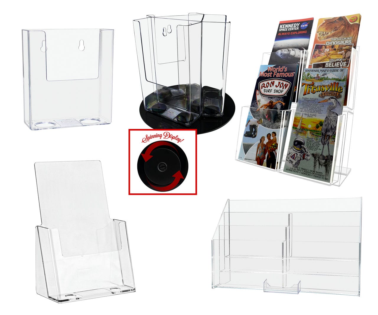 Countertop Brochure and Literature Holders